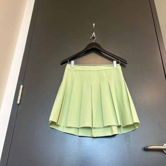Sunday Best size 6 EUC worn once mint Green High-Low Pleated Mini Skirt - Picture 11 of 12